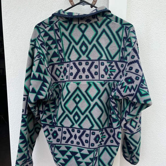 Rare Men’s Patagonia Synchilla Aztec Pullover Jacket (Small) - Picture 2 of 4